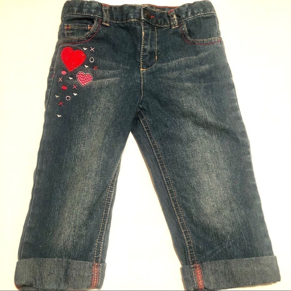 Healthtex Little Girl Heart Pocket Jeans 5T
